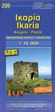 Ikaria Fourni 1 : 35 000 Hiking Map