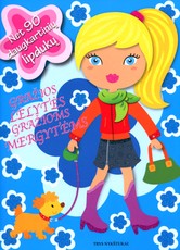 Gražios lėlytės gražioms mergytėms. Net 90 daugkartinių lipdukų (mėlyna)