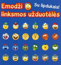 Emodži. Linksmos užduotėlės su lipdukais