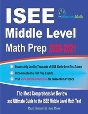 ISEE Middle Level Math Prep 2020-2021