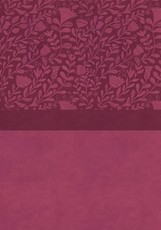 Niv, Super Giant Print Reference Bible, Leathersoft, Pink, Red Letter, Thumb Indexed, Comfort Print