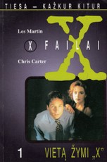 X failai 1. Vietą žymi „X“