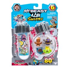 MRBEAST LAB Figūrėlės tūbelėje, 6 vnt., 2,5 cm