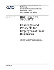 Retirement security