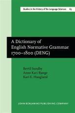 Dictionary of English Normative Grammar 1700-1800 (DENG)
