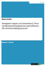 Instagram's impact on Generation Z. Does a professional Instagram account influence the decision-making process?