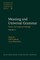 Meaning and Universal Grammar