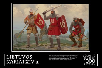 Dėlionė „Lietuvos kariai XIV a.“