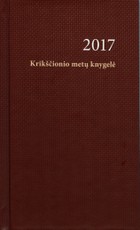 Krikščionio metų knygelė 2017 (bordo)