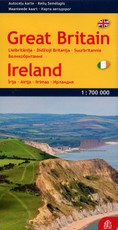Didžioji Britanija, Airija. Kelių žemėlapis M 1: 700 000 Didžioji Britanija, Airija. Kelių žemėlapis M 1: 700 000