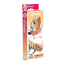 EUGY 3D kartoninis modelis „Kačiukas Pumpkin“