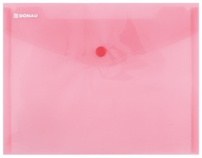 Aplankas-vokelis su spaustuku C5 raudonas