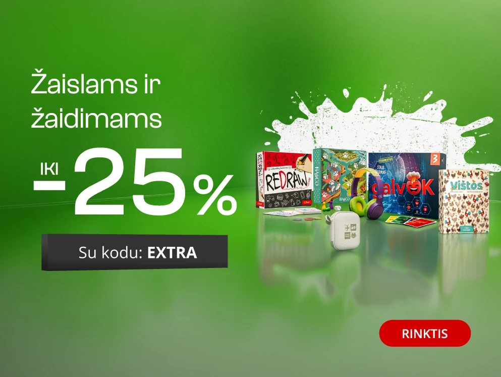 ŽAISLAMS IR ŽAIDIMAMS - nuolaidos iki -25%!