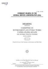 Oversight hearing on the General Services Administration (GSA)