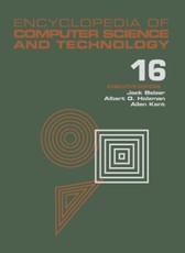 Belzer, J: Encyclopedia of Computer Science and Technology