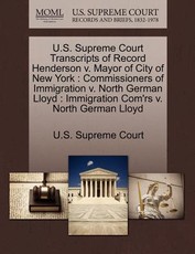 U.S. Supreme Court Transcripts of Record Henderson V. Mayor of City of New York