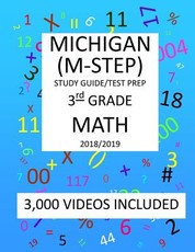3rd Grade MICHIGAN M-STEP, 2019 MATH, Test Prep