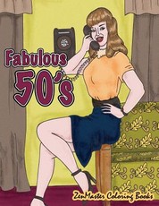 Fabulous 50's Adult Coloring Book