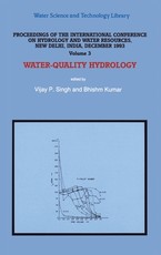 Proceedings of the International Conference on Hydrology and Water Resources, New Delhi, India, December 1993
