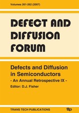 Defects and Diffusion in Semiconductors - An Annual Retrospe