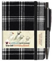 Black and White Tartan: Mini with Pen: Scottish Traditions: Waverley Genuine Tartan Cloth Commonplace Notebook