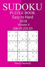 300 Easy to Hard Sudoku Puzzle Book 2018