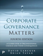 Corporate Governance Matters 4th Edition