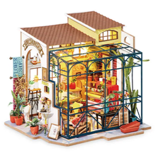 Medinis konstruktorius ROBOTIME „Emily’s Flower Shop 3D“, 449 dalys