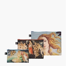 LOQI užsegamų krepšelių rinkinys „SANDRO BOTTICELLI Recycled Zip Pockets“ LOQI užsegamų krepšelių rinkinys „SANDRO BOTTICELLI Recycled Zip Pockets“