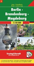 freytag & berndt Straßenkarte Berlin - Brandenburg - Magdeburg 1:150.000