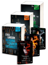 COMBO RINKINYS: 6 už 2 kainą! Geriausias detektyvas pasaulyje - MILLENNIUM trilogija + DVD trilogija: MERGINA SU DRAKONO TATUIRUOTE + MERGINA, KURI ŽAIDĖ SU UGNIMI + MERGINA, KURI UŽKLIUDĖ ŠIRŠIŲ LIZDĄ