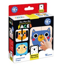 Lavinamasis žaidimas „On-the-Go Puzzle Halves Faces“