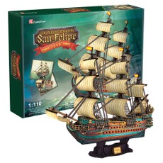 3D dėlionė — burlaivis „San Felipe“ (Ispanų armada)