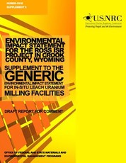 Environmental Impact Statement for the Ross ISR Project in Crook County, Wyoming