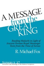 A Message from the Great King