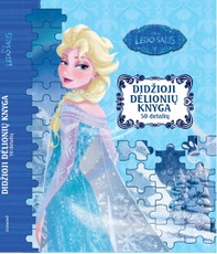 Ledo šalis. Didžioji dėlionių knyga (knyga su defektais)