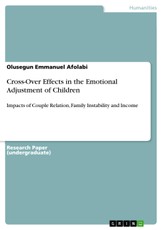 Cross-Over Effects in the Emotional Adjustment of Children