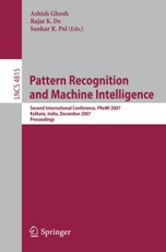 Pattern Recognition and Machine Intelligence