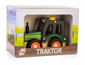 Medinis traukinys su ratais - Traktorius