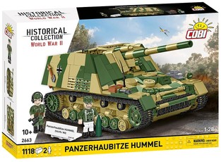 Blokelių konstruktorius „Hummel“ – savaeigė haubica, 1118 detalių