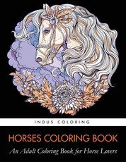 Horses Coloring Book
