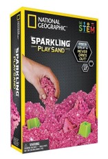 NATIONAL GEOGRAPHIC žėrintis kinetinio smėlio rinkinys (rožinis)