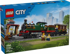 City 60511 – vintažinis garvežys (kaladėlių rinkinys)