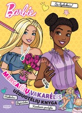 Barbie. Mergaičių vakarėlis. Užduotėlių knyga su lipdukais