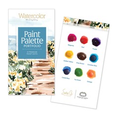 Watercolor the Easy Way Paint Palette Portfolio Coastal