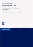 Pluralism and Law - Vol. 2: State, Nation, Community, Civil Society