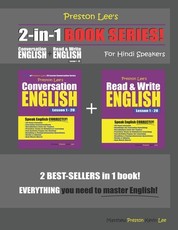 Preston Lee's 2-in-1 Book Series! Conversation English & Read & Write English Lesson 1 - 20 For Hindi Speakers