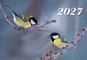 Sieninis kalendorius „Paukščiai“ 2027, 1 dalies
