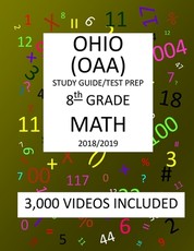 8th Grade OHIO OAA, 2019 MATH, Test Prep