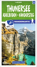 Thunersee / Adelboden - Kandersteg 30 Wanderkarte 1:40 000 matt laminiert